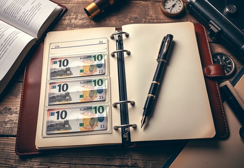 Organisiertes Cash Stuffing System